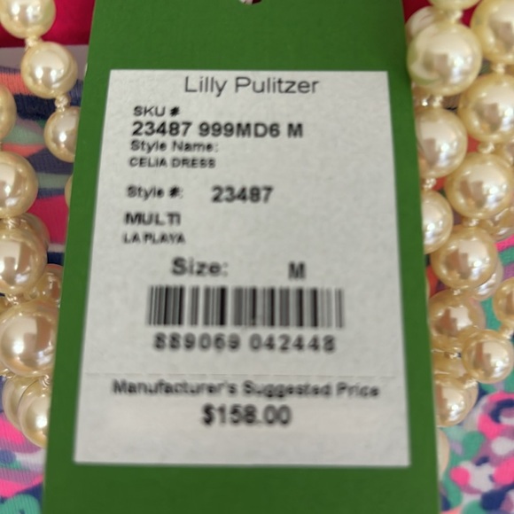 NWT Lilly Pulitzer Celia Dress in La Playa. Size Medium. - Picture 7 of 7